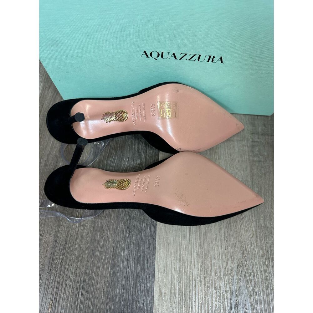 Aquazzura V Plexi Sling 85 Pumps Size 39.5 $875 - Picture 12 of 13